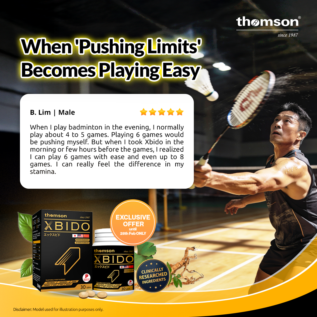Thomson Xbido - Energy & Vitality Supplement Thomson