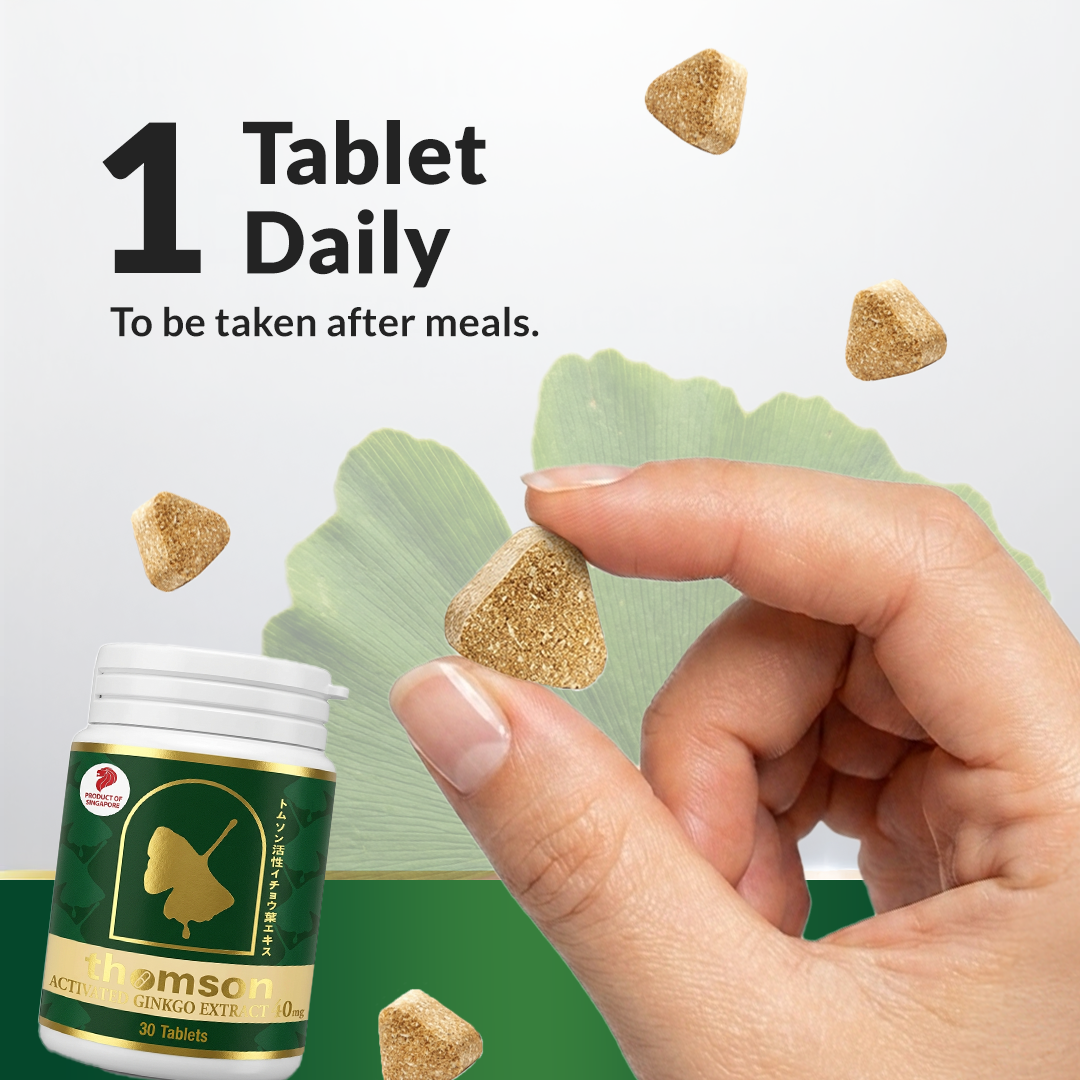 Activated Ginkgo Extract - Brain Health and Blood Circulation Thomson